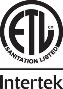 Certifiication ETL Sanitation Intertek