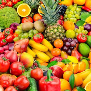 Fruits and vegetables